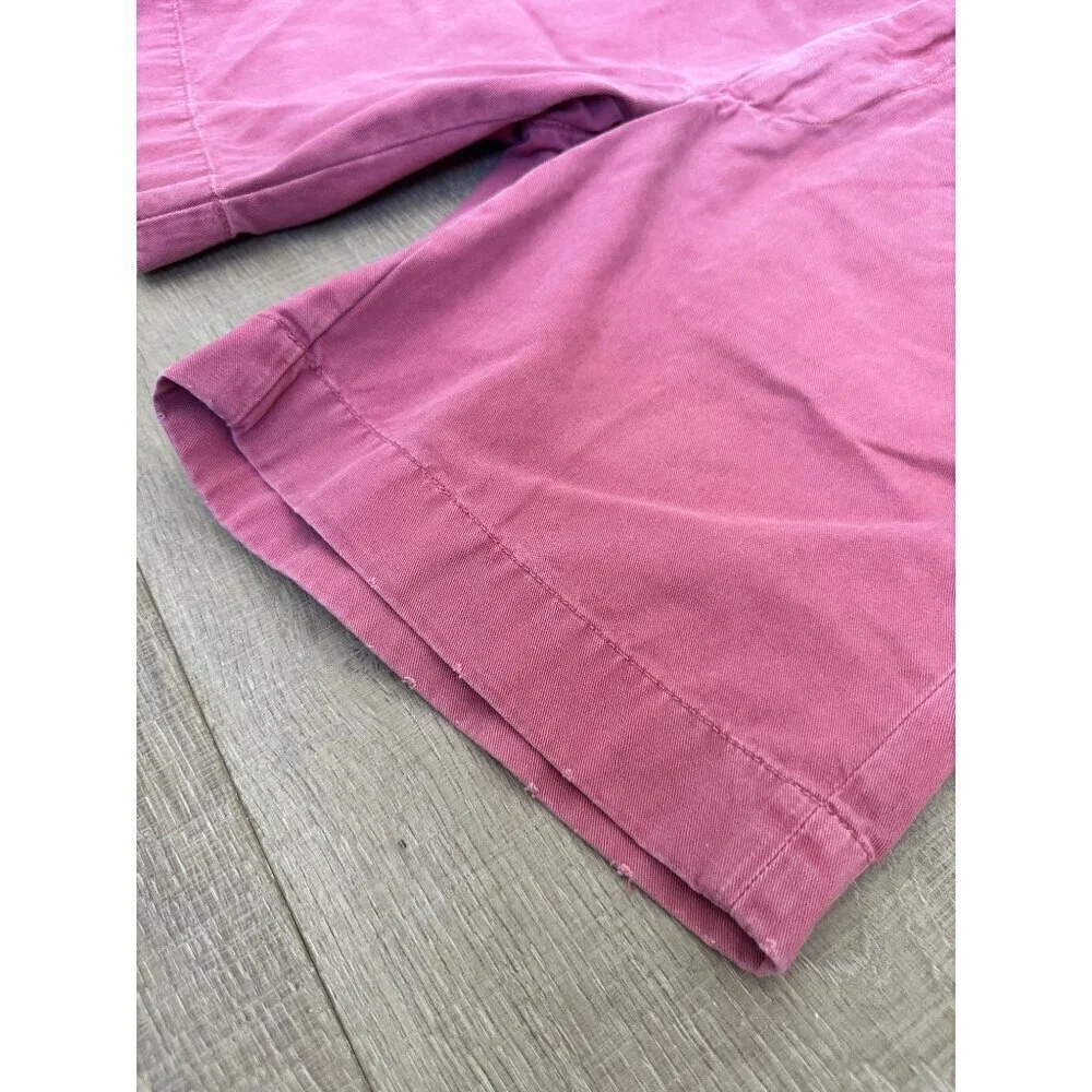 J. Crew Stanton Pink Cotton Twill Shorts 31 Classic Fit Casual Summer Wear